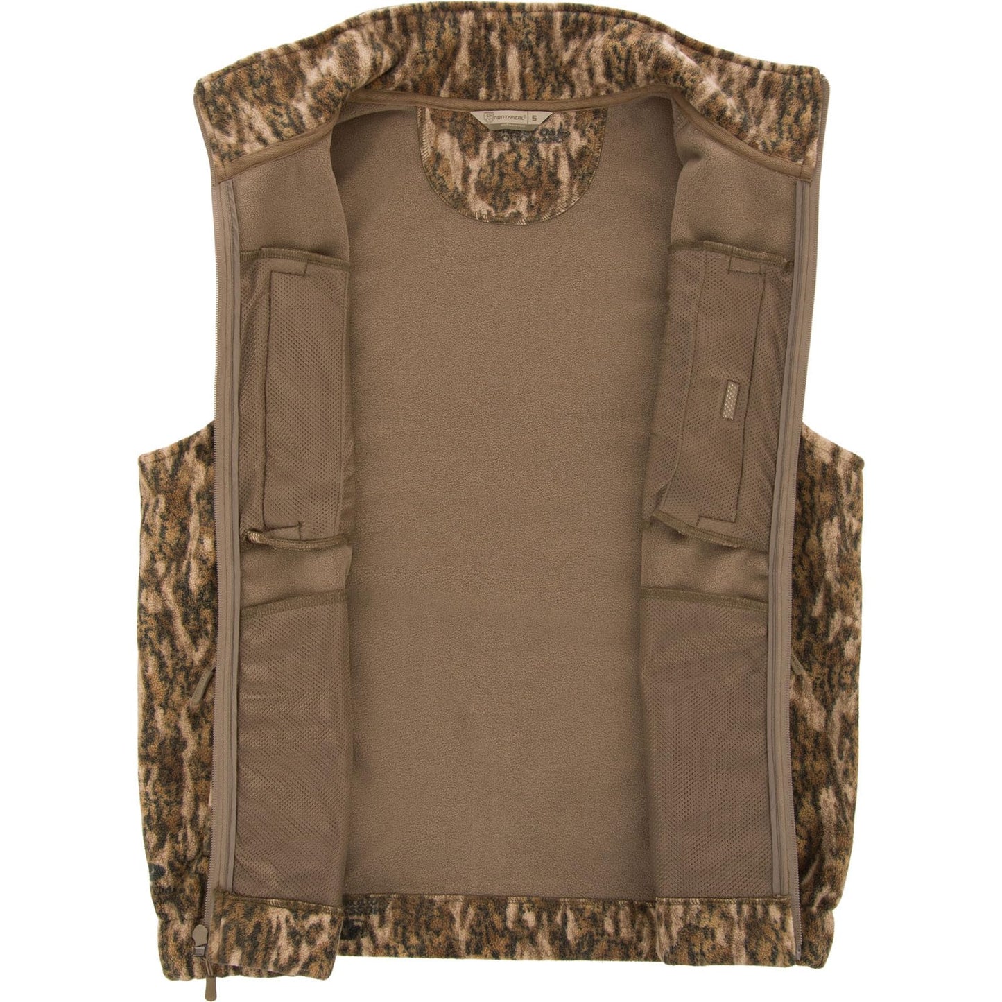 Drake Waterfowl Men's Non-Typical Windproof Layering Vest | Warm Sleeveless Hunting Jacket with Magnattach & Zippered Pockets, Bottomland, XX-Large