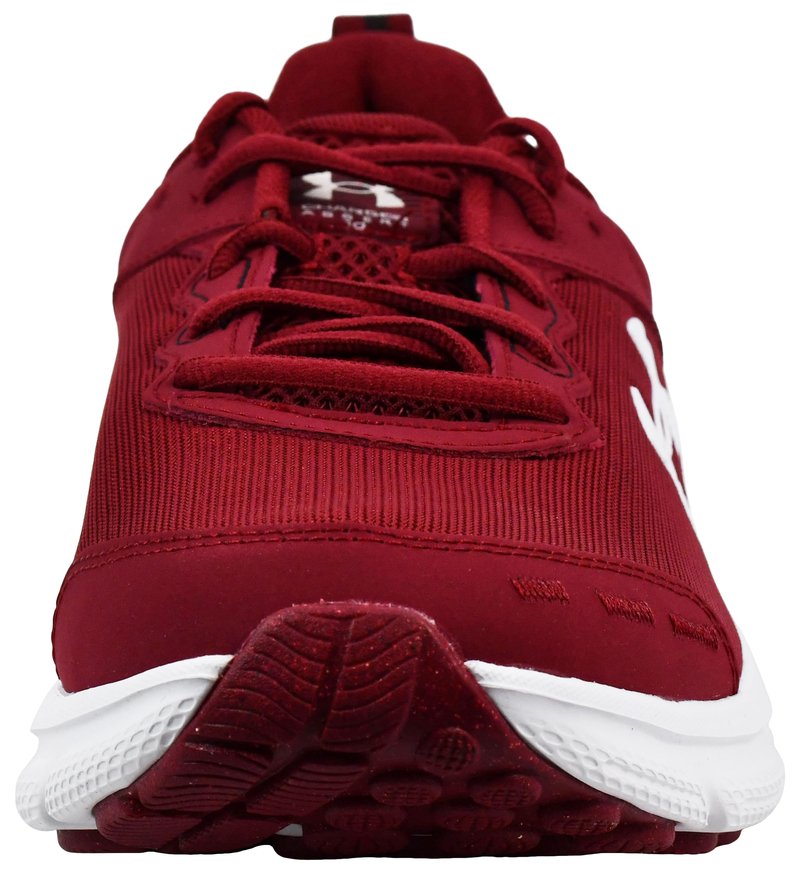 Under Armour Men's Charged Assert 10 Shoes, Cardinal/Cardinal/White, 10.5