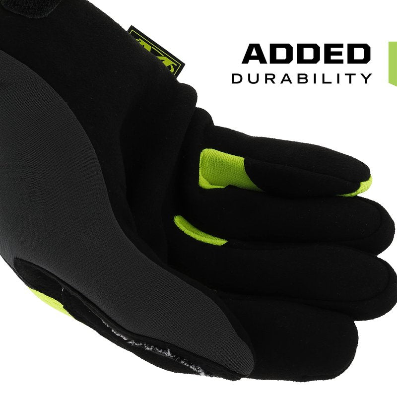 Mechanix Wear Original Hi-Viz D5 Cut Resistant Gloves - For Construction - Breathable Work Gloves - Touchscreen Compatible - Synthetic Leather - Fluorescent Yellow - XX-Large