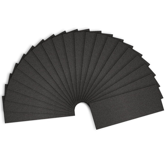 Sandpaper 150 Grit, Wet Dry Sanding Sheets 9 x 3.6 Inch for Wood Furniture Finishing, Metal Sanding and Automotive Polishing,21 -Sheet