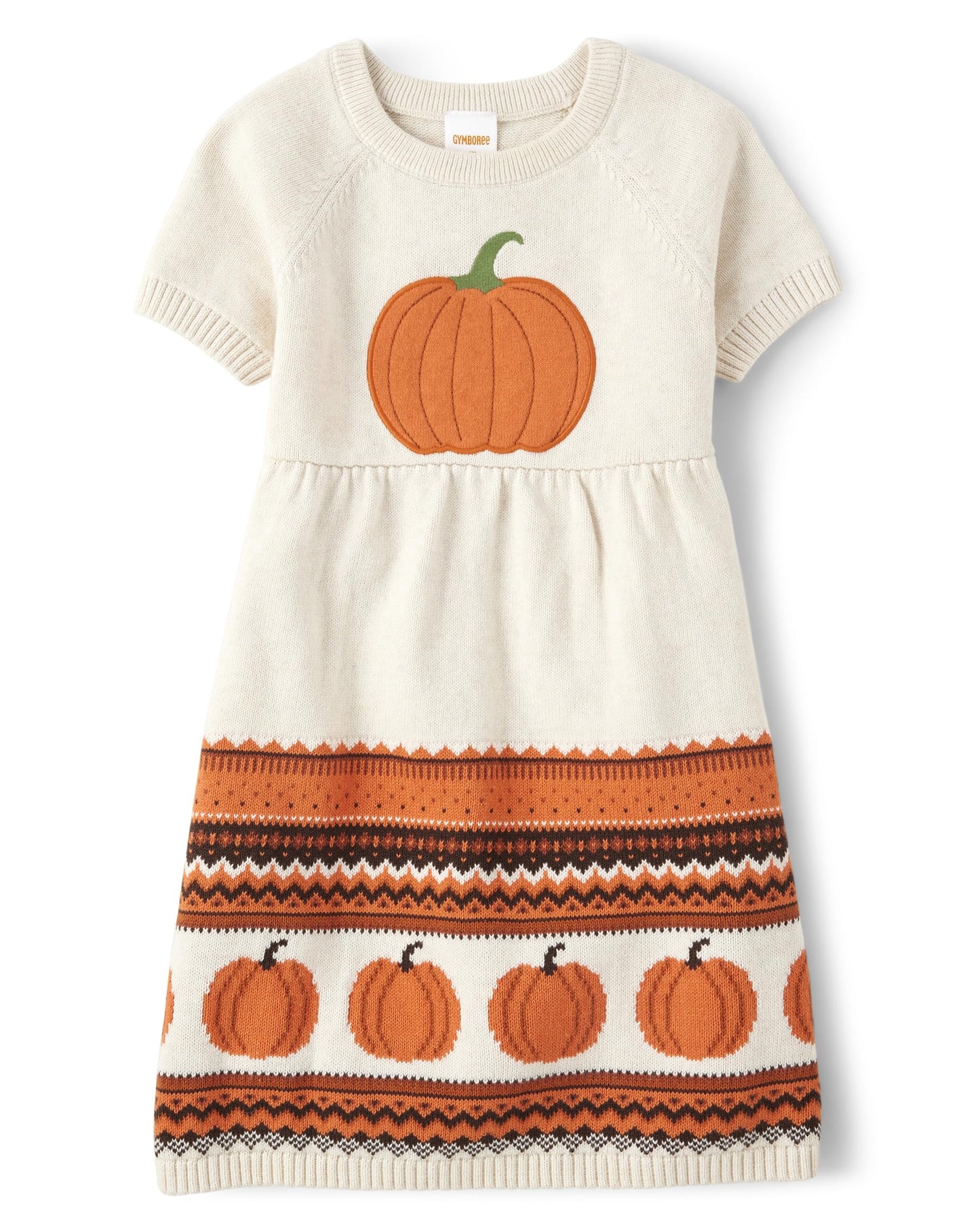 Gymboree girls Short Sleeve Dresses,Pumpkin,10
