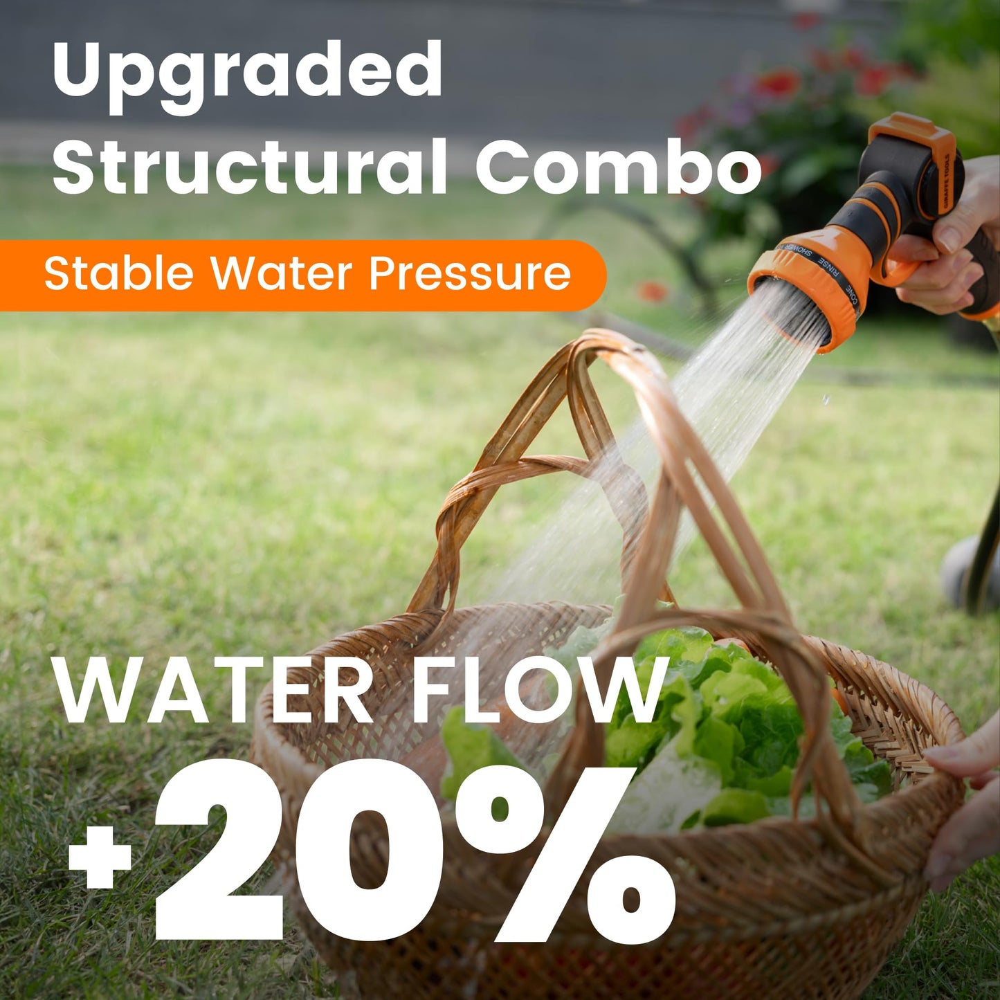 Giraffe Tools AW30 Garden Hose Reel Retractable 1/2" x 100 ft Wall Mounted Water Hose Reel Automatic Rewind, Any Length Lock, 100 ft, Dark Grey