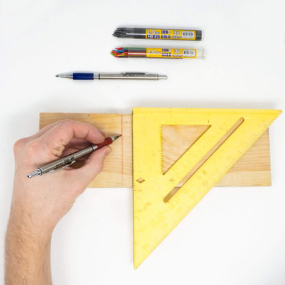 June Gold 4 Pro 2.0 mm Mechanical Pencils, 36 Colored Refills, 36 2B Refills, 36 4B Refills, 2 Sharpeners, 2 Smudge Resistant Erasers, Built in Sharpeners & Soft Non-Slip Grip on Each Pencil