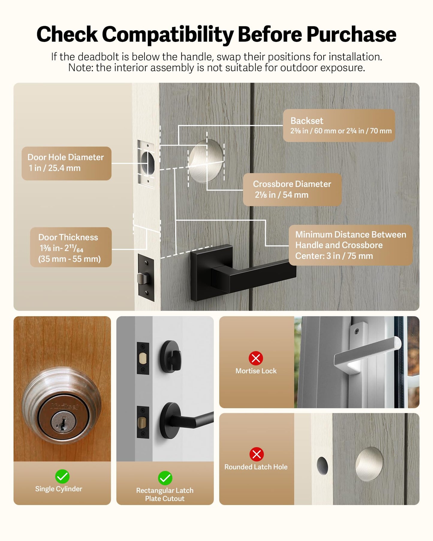 Lockin Veno Plus Smart Lock with 2K 180° Security Camera & Video Doorbell, AI Local Storage, Palm Vein/Fingerprint Keyless Entry Door Lock, Smart Locks for Front Door Bulit in Wi-Fi, App Control