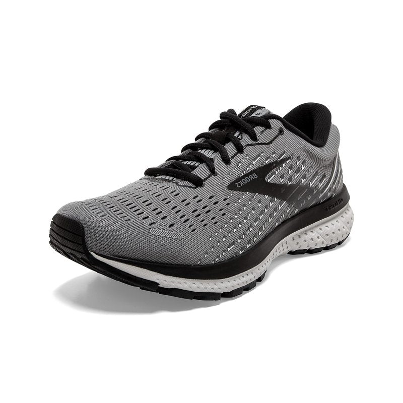 Brooks Men's Ghost 13 Running Shoe - Primer Grey/Pearl/Black - 8.5 Medium