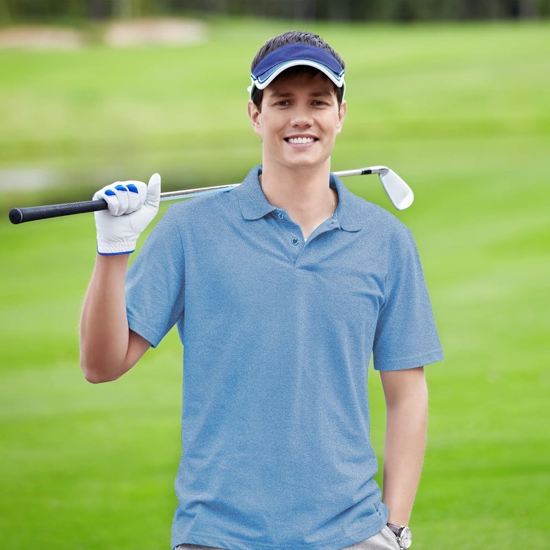 Men's Golf Polo Shirts - Casual Moisture-Wicking Quick-Dry Short Sleeve | Comfortable Fit