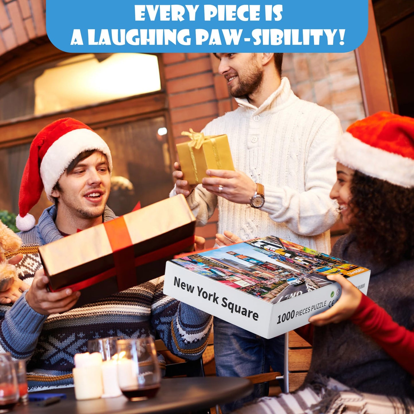 Jigsaw Puzzle - 1000 Piece Jigsaw Puzzles for Adults, Family Game - New York City - 27 x 20 Inches - Challenging Family Activity Perfect for Game Nights