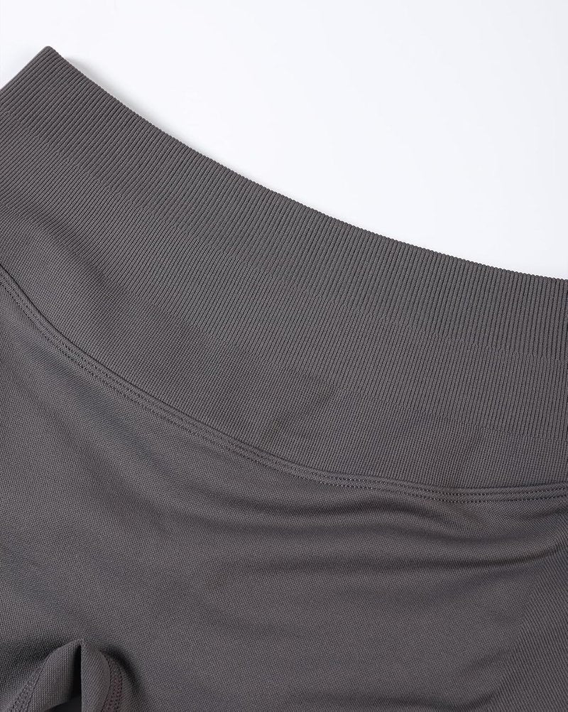 Aurola Workout Shorts for Women - No Roll-Up, Squat-Proof, Seamless Compression | Sizes 2.5-6.5