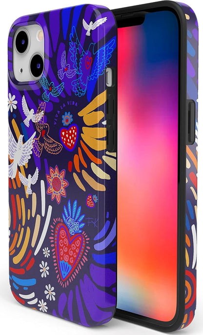 Casely iPhone 13 Case | Field of Flowers | Pastel Floral | Compatible with MagSafe | Classic Ultra Slim Design
