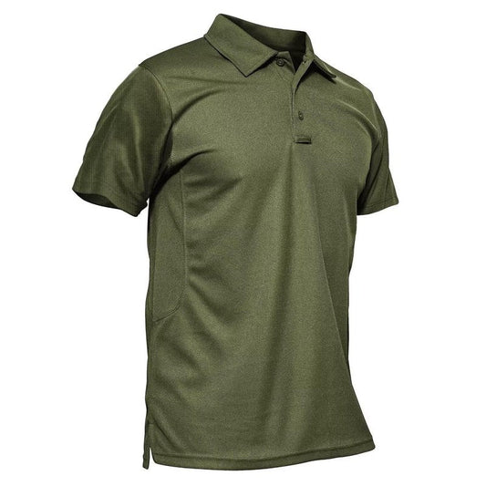 MAGCOMSEN Polo Shirts for Men Short Sleeve Golf Shirts Summer Casual Tactical Polo Shirt for Men Army Green XL