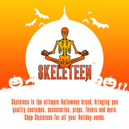 Skeleteen Bloody Butcher Knife Costume- Fake Cleaver Weapon Meat Cleaver with Blood and Jolly Roger Handle
