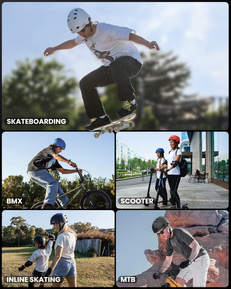 OutdoorMaster Skateboard Cycling Helmet - Two Removable Liners Ventilation Multi-Sport Scooter Roller Skate Inline Skating for Kids, Youth & Adults - M - Pink