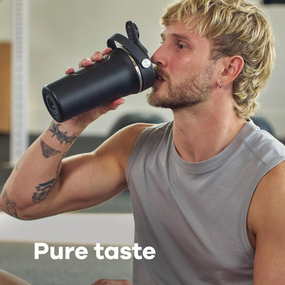 Hydro Flask 24 Oz Insulated Shaker Bottle Black