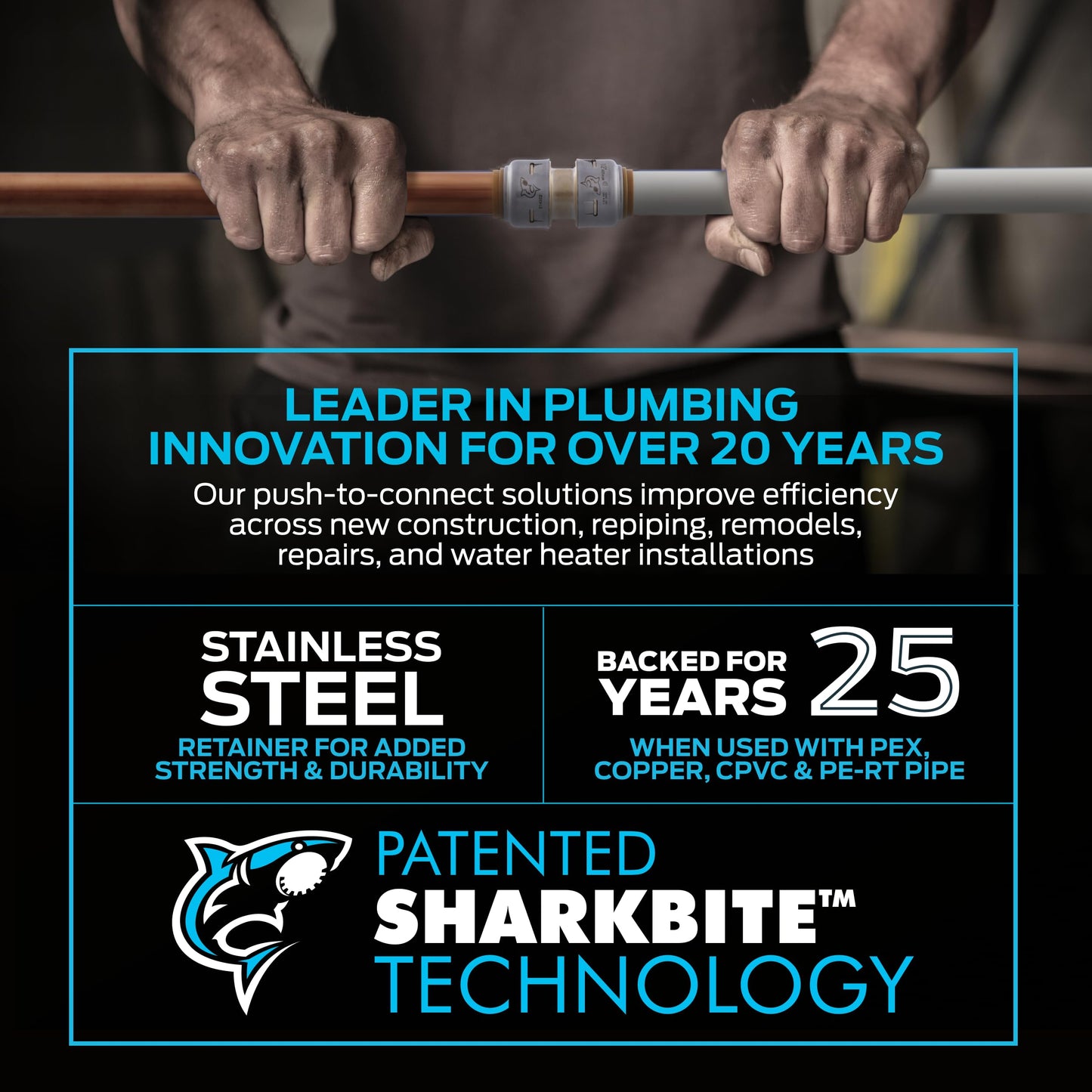 SharkBite Max 1/2 Inch 90 Degree Elbow, Push to Connect Brass Plumbing Fitting, UR248A
