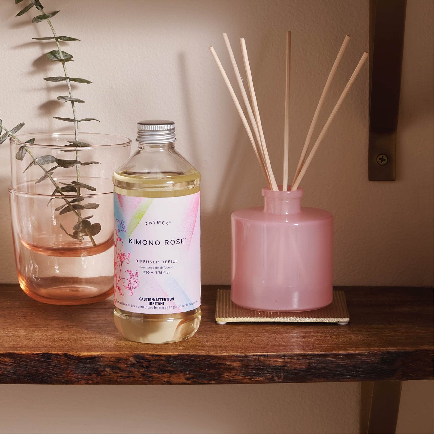 Thymes Reed Diffuser Oil Refill - Diffuser Oils Scents for Home Refill - Use for Reed Stick Room Air Fresheners (Frasier Fir, 7.75 fl oz)