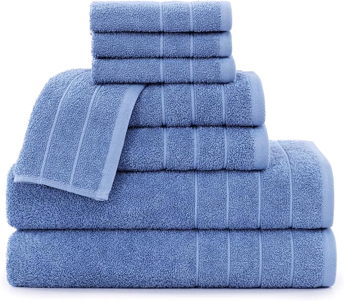 Casa Platino Cotton Bath Towel 8 Piece Set