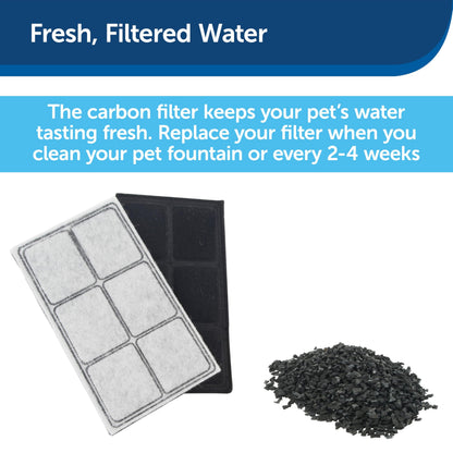 PetSafe Drinkwell Platinum Pet Fountain - Automatic Drinking Fountain for Cats and Dogs, Filtered Water, 5 Litre