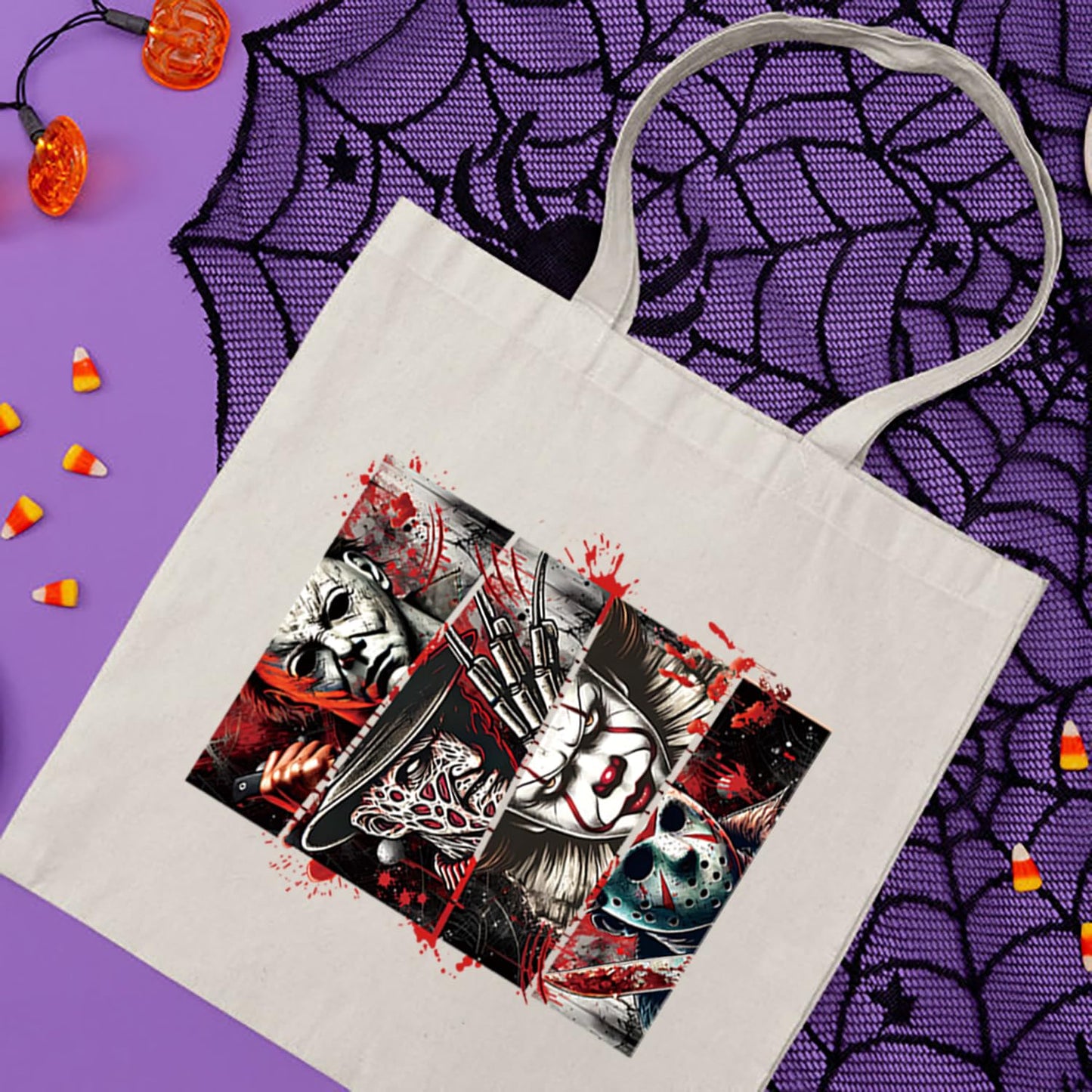 8 Sheets Halloween Iron on Transfers Patches for T-Shirt Iron on Decals Stickers Scary Movie Characters Design Heat Transfer Iron on Vinyl Appliques for Clothes Backpack DIY Craft Decor Supplies