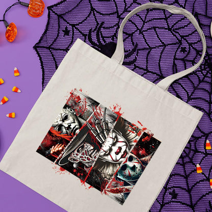 8 Sheets Halloween Iron on Transfers Patches for T-Shirt Iron on Decals Stickers Scary Movie Characters Design Heat Transfer Iron on Vinyl Appliques for Clothes Backpack DIY Craft Decor Supplies