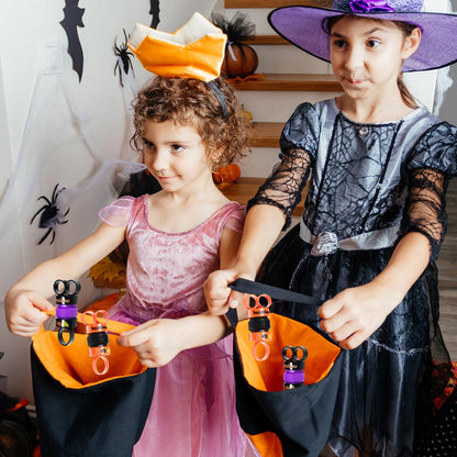 Halloween Party Favors Bulk Stargo Finger Poppers Fidget Toy - Halloween Stocking Stuffers Non-Candy Trick or Treat Toy for Girls & Boys - Halloween Party Bags and Goody Bags Filler - Pack of 10