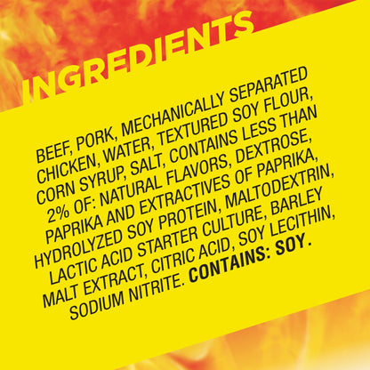 Slim Jim Smoked Meat Sticks, Original Flavor, 6g Protein Per Serving, Snack Size, Lunchbox Snack, 0.28 oz. (46 Count)