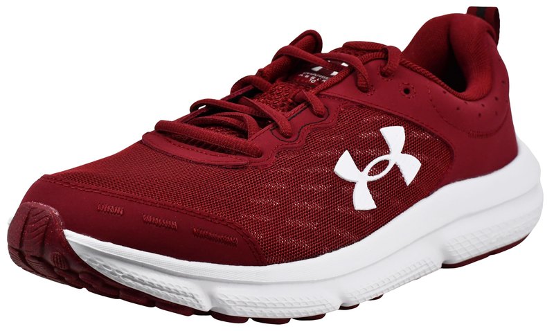 Under Armour Mens Charged Assert 10 Cardinal/Cardinal/White 13 Medium