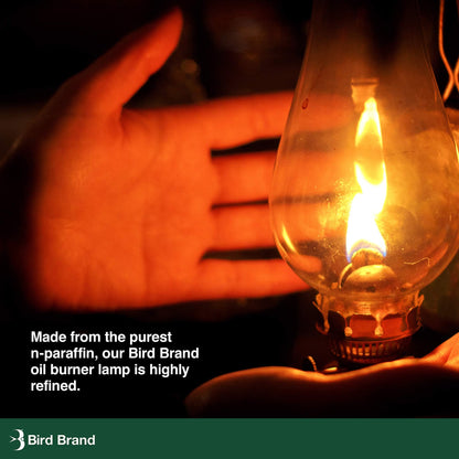 Bird Brand Clear Lamp Oil for Indoor & Outdoor Use, Smokeless Fuel, 3 x 1 Litre