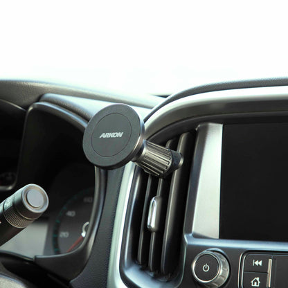 ARKON Mounts Car Vent Phone Mount | 20 Powerful Magnets | Quick 360° Rotation | Stable Vent Mount | Magnetic Phone Holder for Car | Compatible with iPhone, Galaxy, Note, Pixel, & More