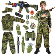 Metemot Kids Army Costume for Boys, Military Army Costume with Army Toys, Solider Boy Dress up, Halloween Costumes for Boys…