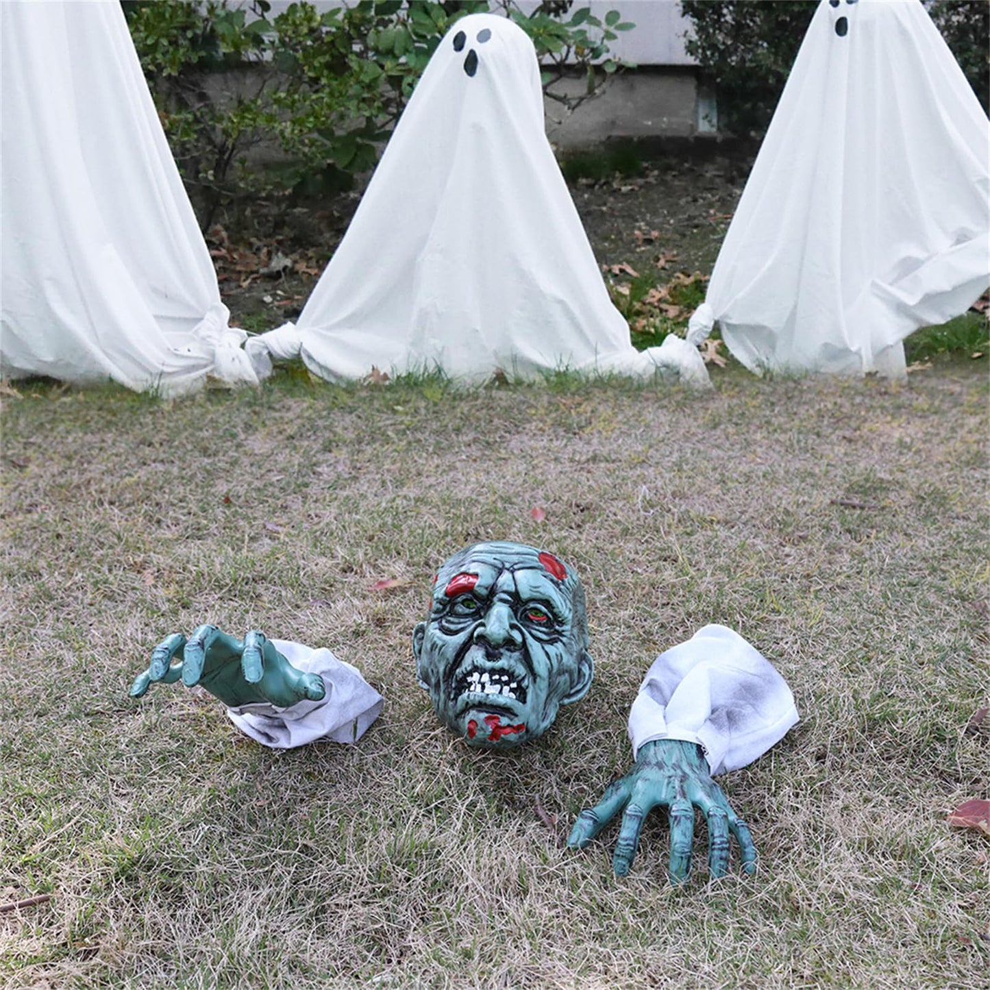 LZGSHF Realistic Zombie Garden Stakes Halloween Decorations Outdoor Yard Stakes Outside House Lawn Patio Party Graveyard Scenes Halloween Decor