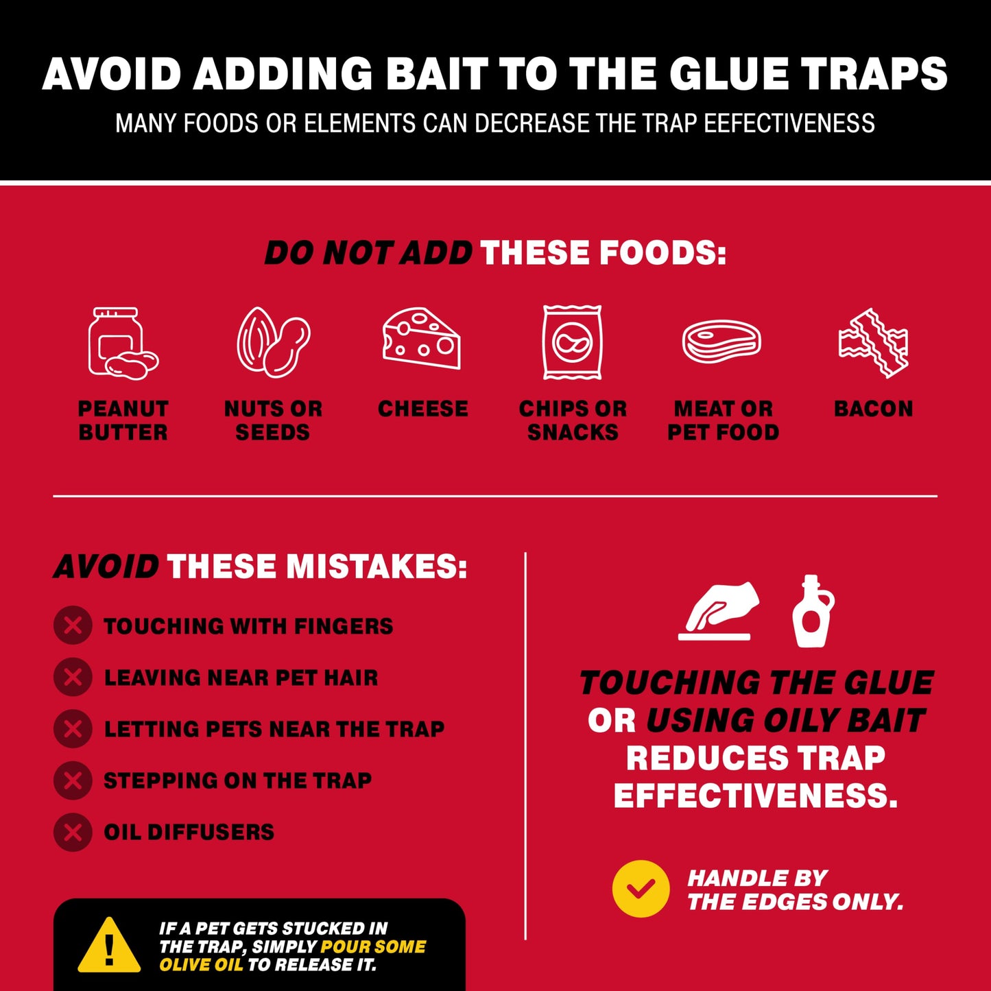 Catchmaster Max-Catch Mouse & Insect Glue Trap 36pk, Mouse Traps Indoor for Home, Sticky Pest Control Adhesive Tray for Catching Bugs, Non Toxic Bulk Pre-Baited Glue Boards