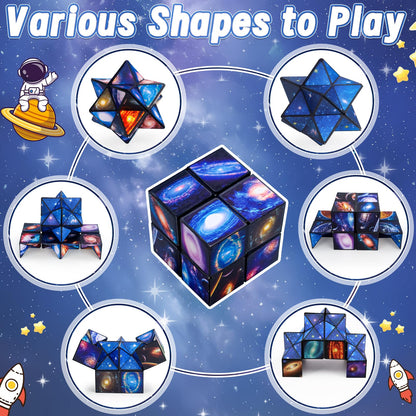 6 7 8 9 10 11 Year Old Boy Gifts: Infinity Cubes Toys for Kids Age 8-12 Birthday Presents for Girls Boys Autism Travel Magic Cube for Children Space Solar System Fidget Puzzles Smart Games Toy