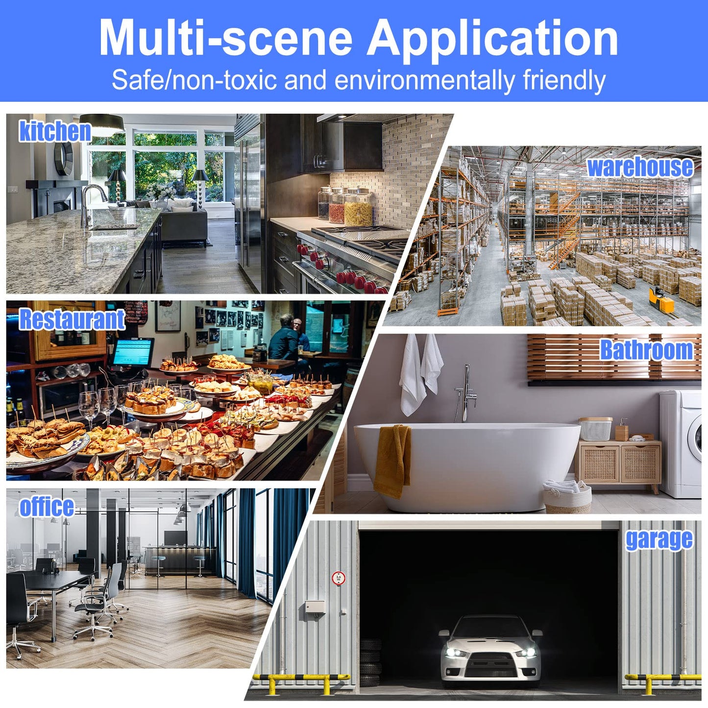 2 Pcs Electric Bug Zapper Indoor Insect Killer with Replacements Bulbs 20W Blue Light Powerful 2800V Attract Fly and Mosquito Traps with Circuit No Load Protection Outdoor Plug in Pest Control