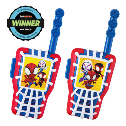 eKids Spidey and His Amazing Friends Toy Walkie Talkies for Kids, Outdoor Toys for Kids and Fans of Spidey Toys for Boys