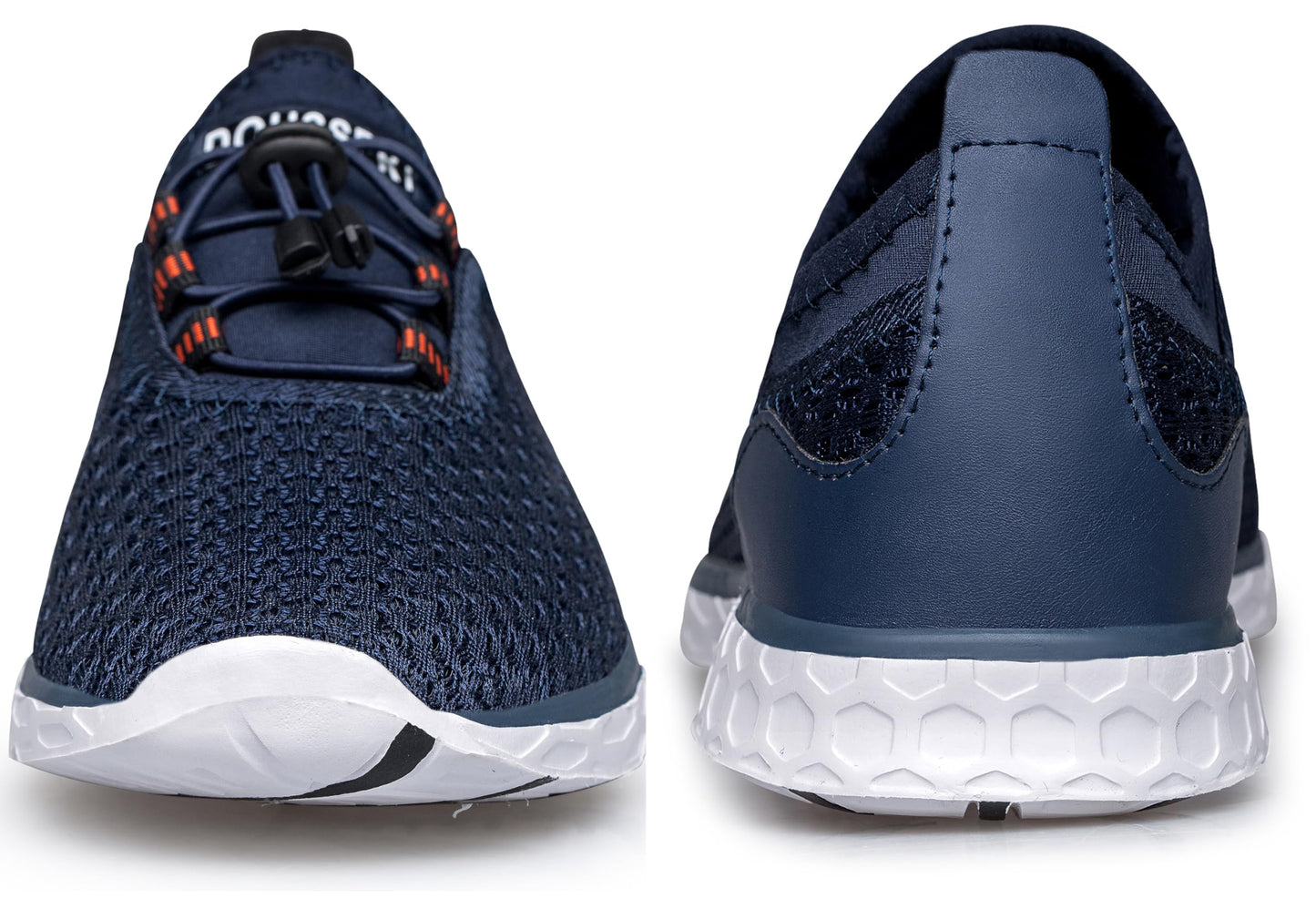 DOUSSPRT Men's Water Shoes Quick Drying Sports Aqua Shoes Blue Size 8.5