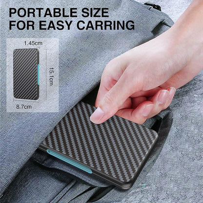 HEIYING Memory Card Case for SD/TF Cards,Portable SD Card Holder Storage Case Compatible with 20 SDXC SDHC and 20 TF Cards Slots