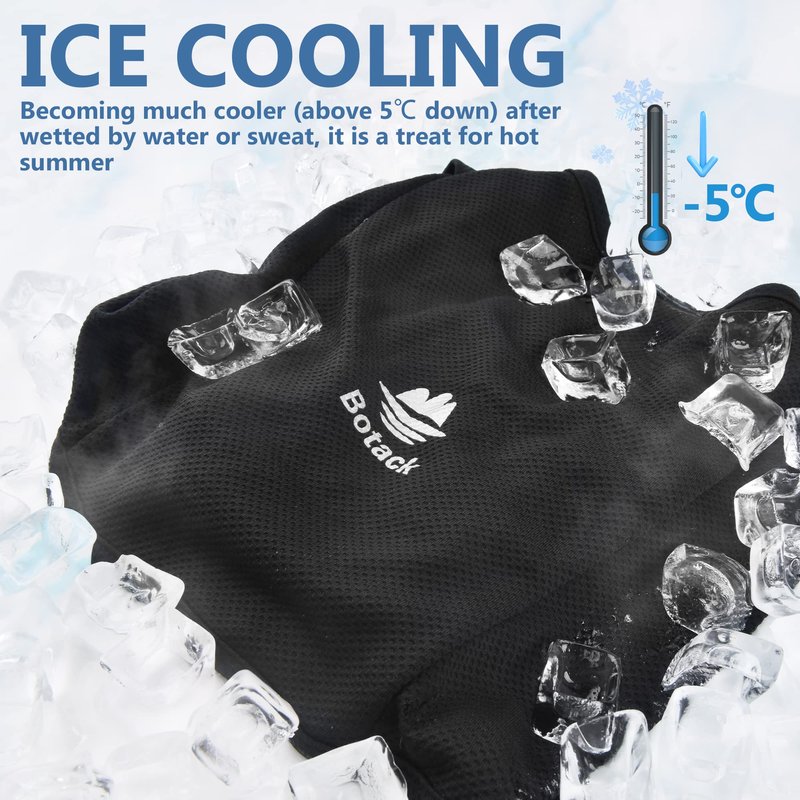 Botack Balaclava Ski Mask, Sun UV Protection Breathable Full Head Face Mask for Men Women Skiing Cycling