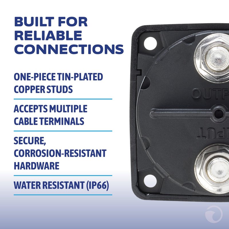 Blue Sea Systems On/Off Battery Isolator Switch With Locking Key, Black, 6004200 m‑Series