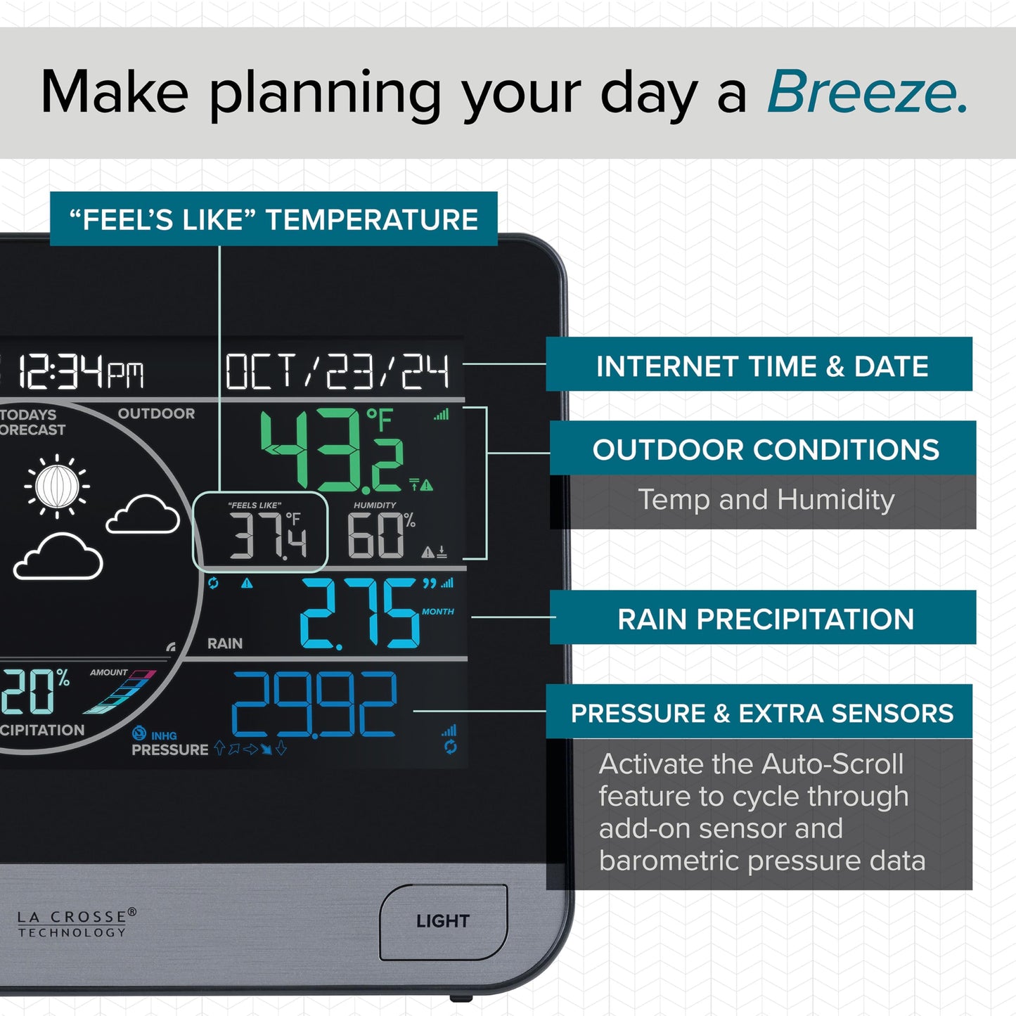 La Crosse Technology 328-69357-INT Wi-Fi Professional Weather Station