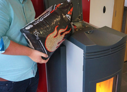 Firepower 15kg Premium Wood Pellets for Pizza Oven, Smoker, BBQ & Grill - High Heat Cooking Fuel - Easy-Light, Low Moisture, Softwood Pellets for Ninja Woodfire, Ooni, Traeger & Pellet Stove
