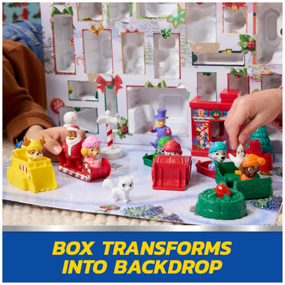 PAW Patrol Holiday Rescue 2025 Advent Calendar, 24 Surprise Toys - Figures, Miniature Vehicles & Accessories, Kids Toys for Boys & Girls Ages 3 and Up