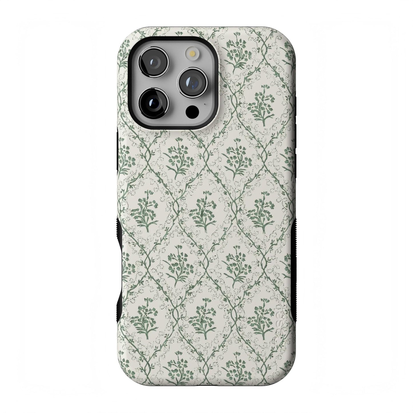 Casely iPhone 16 Pro Case | Fit Check | Neutral Checkerboard | Compatible with MagSafe | Bold Protective Design