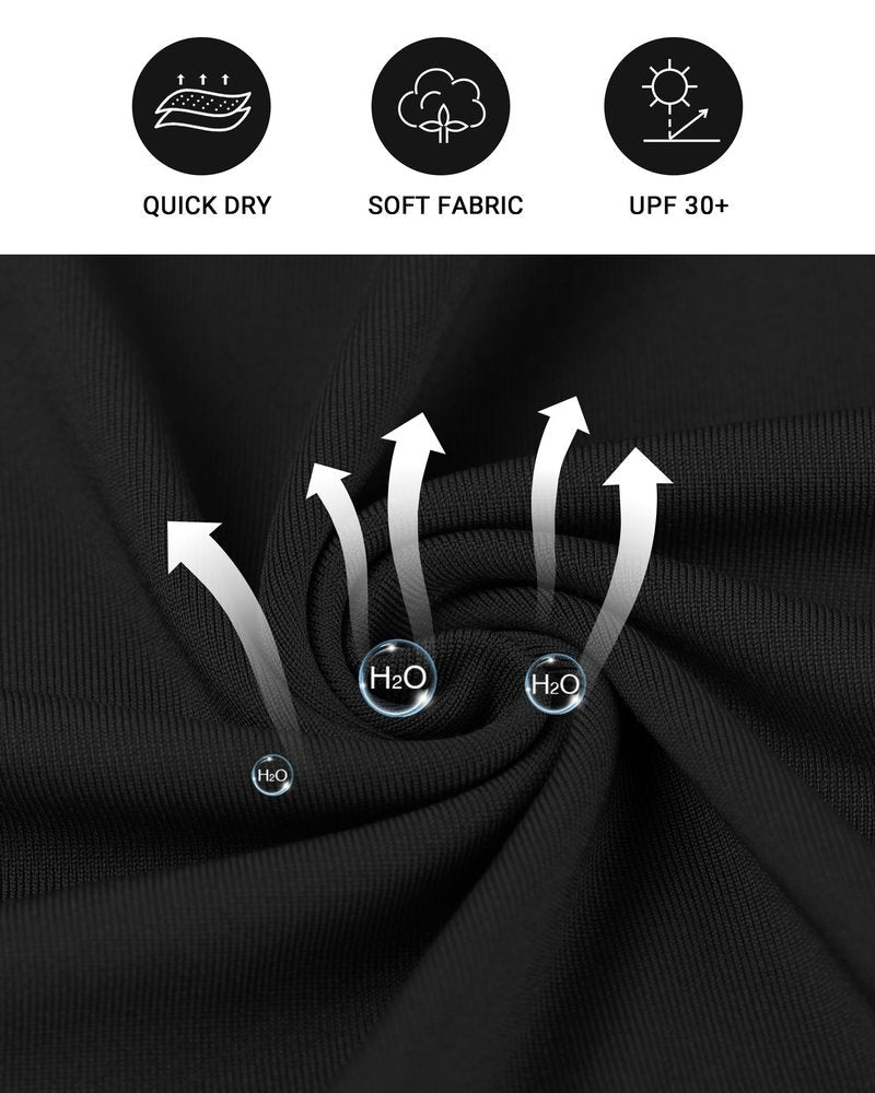 Roadbox Workout Sleeveless Shirts for Men Athletic Gym Basketball Quick Dry Muscle Tank Tops Black
