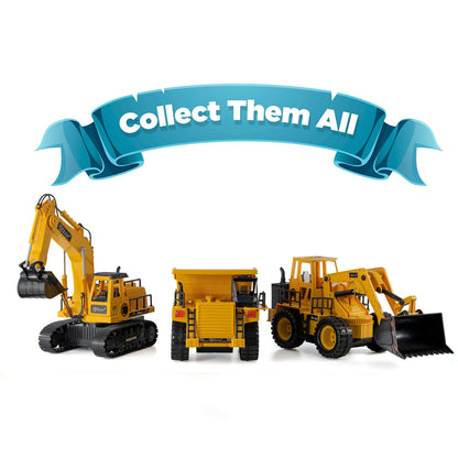 Top Race 5-Channel RC Front Loader Tractor - 14" Electric Construction Truck with Lights & Sounds - Perfect Digger Toy for Boys and Girls Ages 3+