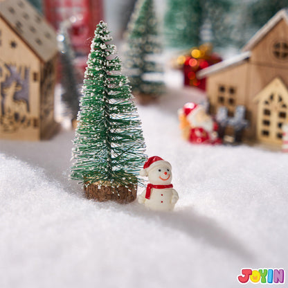 JOYIN Christmas Snow Blanket Roll (3x8 Ft,3 Pcs) for Christmas Decorations, Village Displays, Under The Xmas Tree-Thick White Soft and Fake Snow Cover for Holiday Decor and Winter Displays