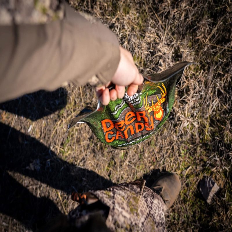 BOSS Buck Deer Candy | Strong Aroma Supplemental Deer Feed with Peanut Butter Corn Bran and Sweet Berry Treats for Hunting - 40lbs (18.14kg)