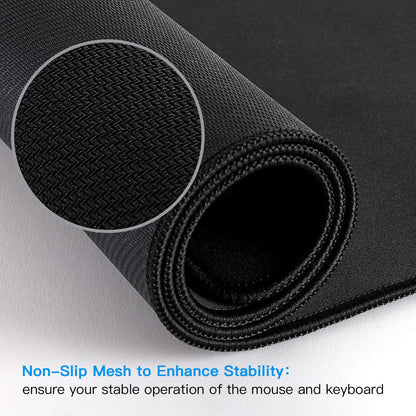 Gaming Mouse Pad,Hosimoln Large Mouse Pad Size 80x30CM Thickness 2MM,Premium-Textured Non-Slip & Waterproof Computer Mousepad with Stitched Edges for Gaming, Office & Home-80x30 Map002