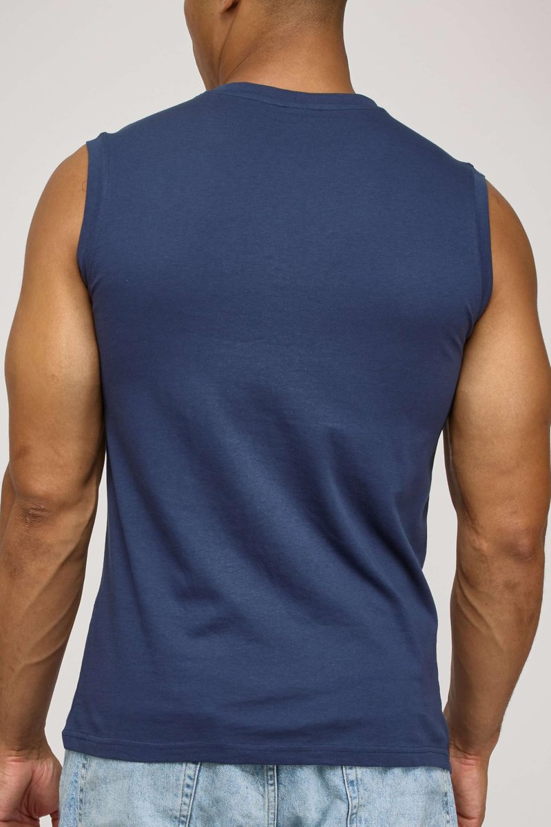 Real Essentials 5 Pack: Men's Cotton Sleeveless Crewneck Tank Top Casual Shirts Tees (Big & Tall Available)- Set 5, XL