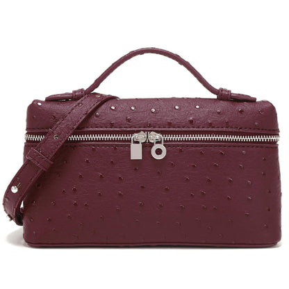 Rejolly Crossbody Bag for Women Small Pouch Top-Handle Leather Bag Designer Shoulder Handbag Quiet Luxury Trendy Purse