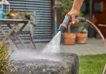 Gardena Comfort Cleaning Nozzle ecoPulse™: Spray Nozzle for high-Performance, Water-Saving Cleaning with Lock and Frost Protection (18304-20)